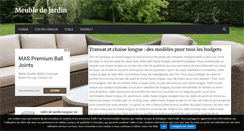 Desktop Screenshot of meubles-de-jardin.net