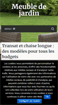 Mobile Screenshot of meubles-de-jardin.net